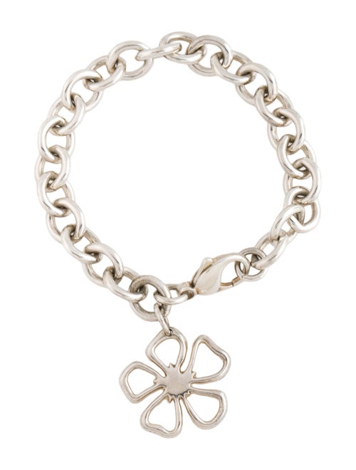 Tiffany & Co. Open Flower Charm Bracelet