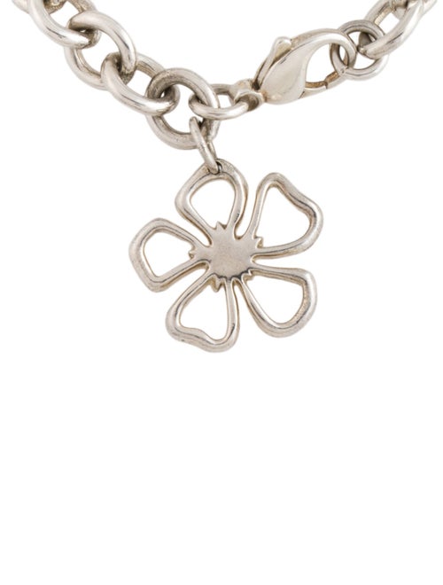 Tiffany & Co. Open Flower Charm Bracelet