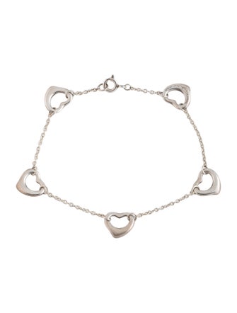 Tiffany & Co. Open Heart Station Bracelet