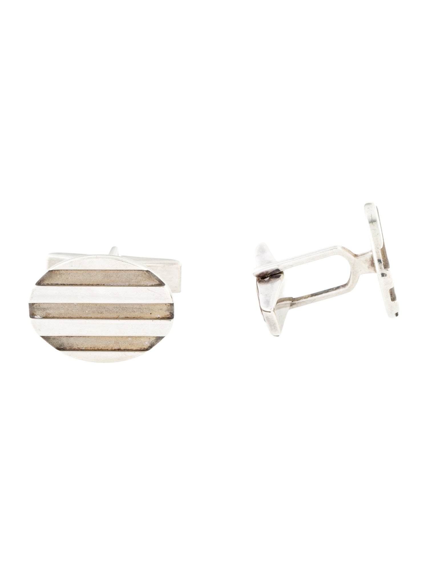 Tiffany & Co. Vintage Grooved Cufflinks