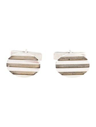 Tiffany & Co. Vintage Grooved Cufflinks