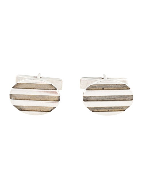 Tiffany & Co. Vintage Grooved Cufflinks