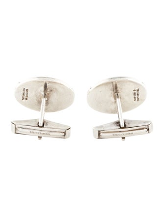 Tiffany & Co. Vintage Grooved Cufflinks