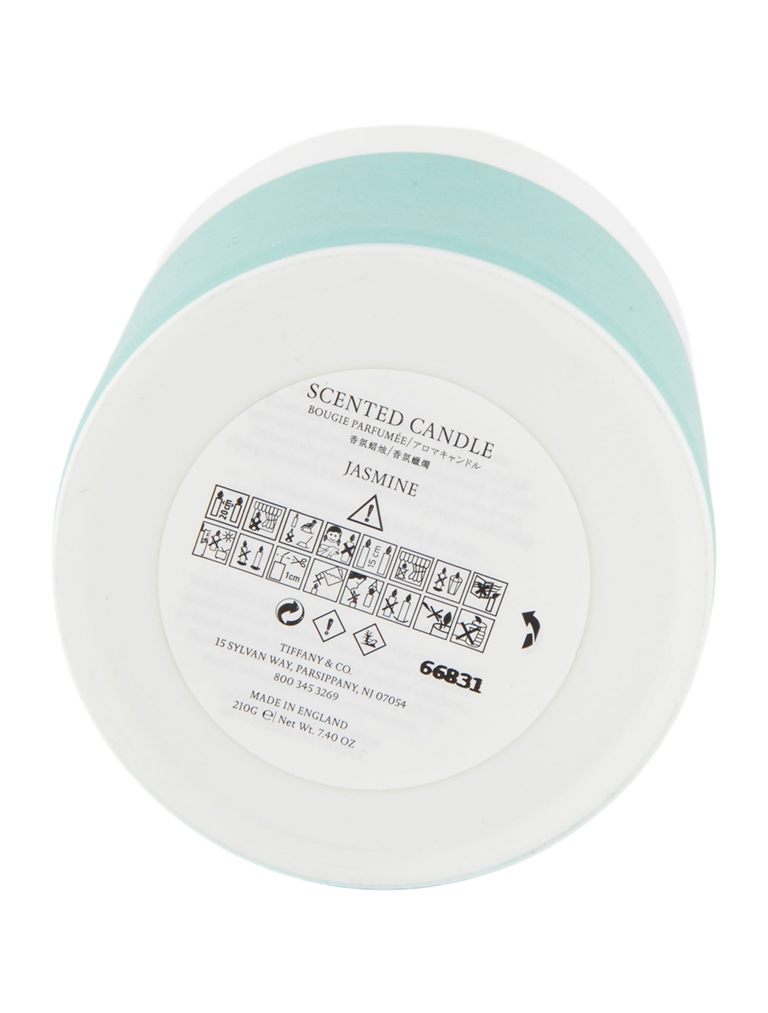 Tiffany & Co. Jasmine Colorblock Candle