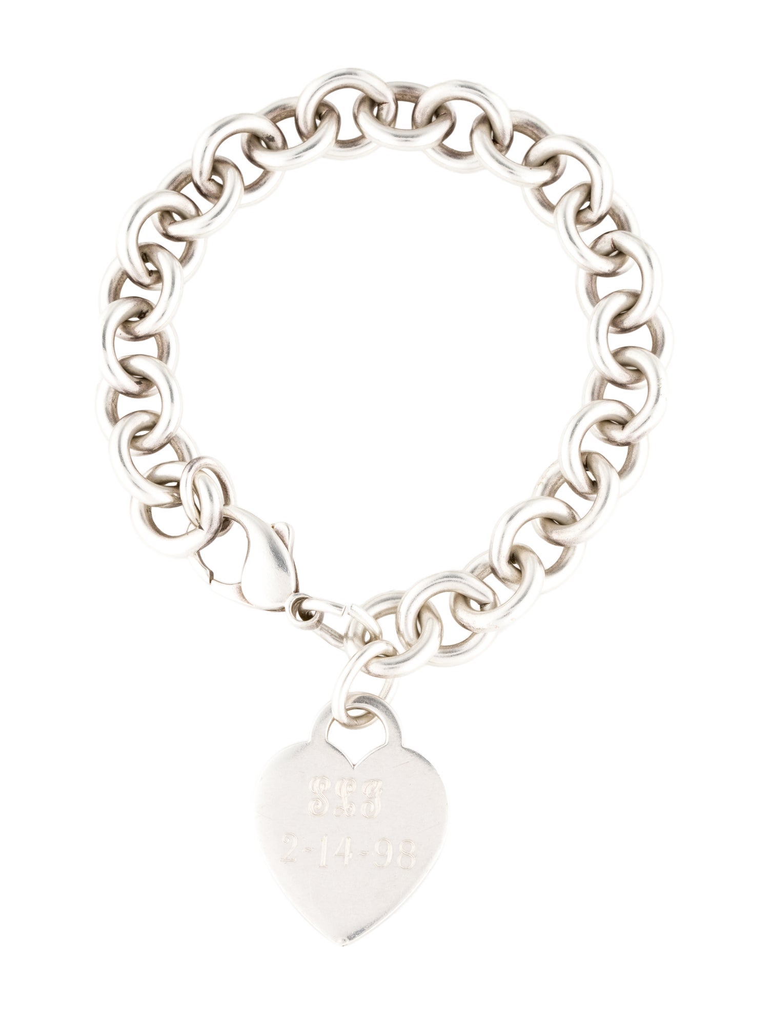 Tiffany & Co. Heart Tag Charm Bracelet