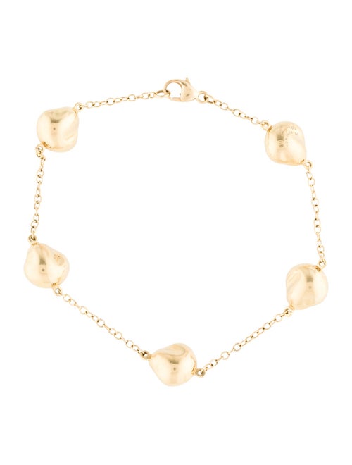 Tiffany & Co. 18K Nugget Station Bracelet