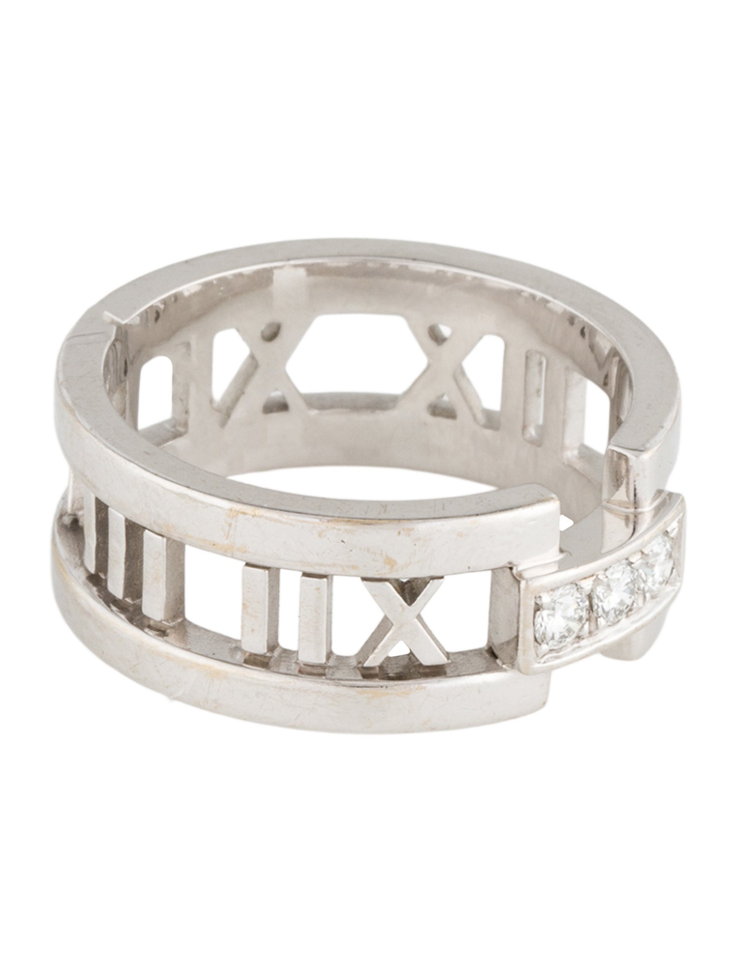 Tiffany & Co. 18K Diamond Atlas Band