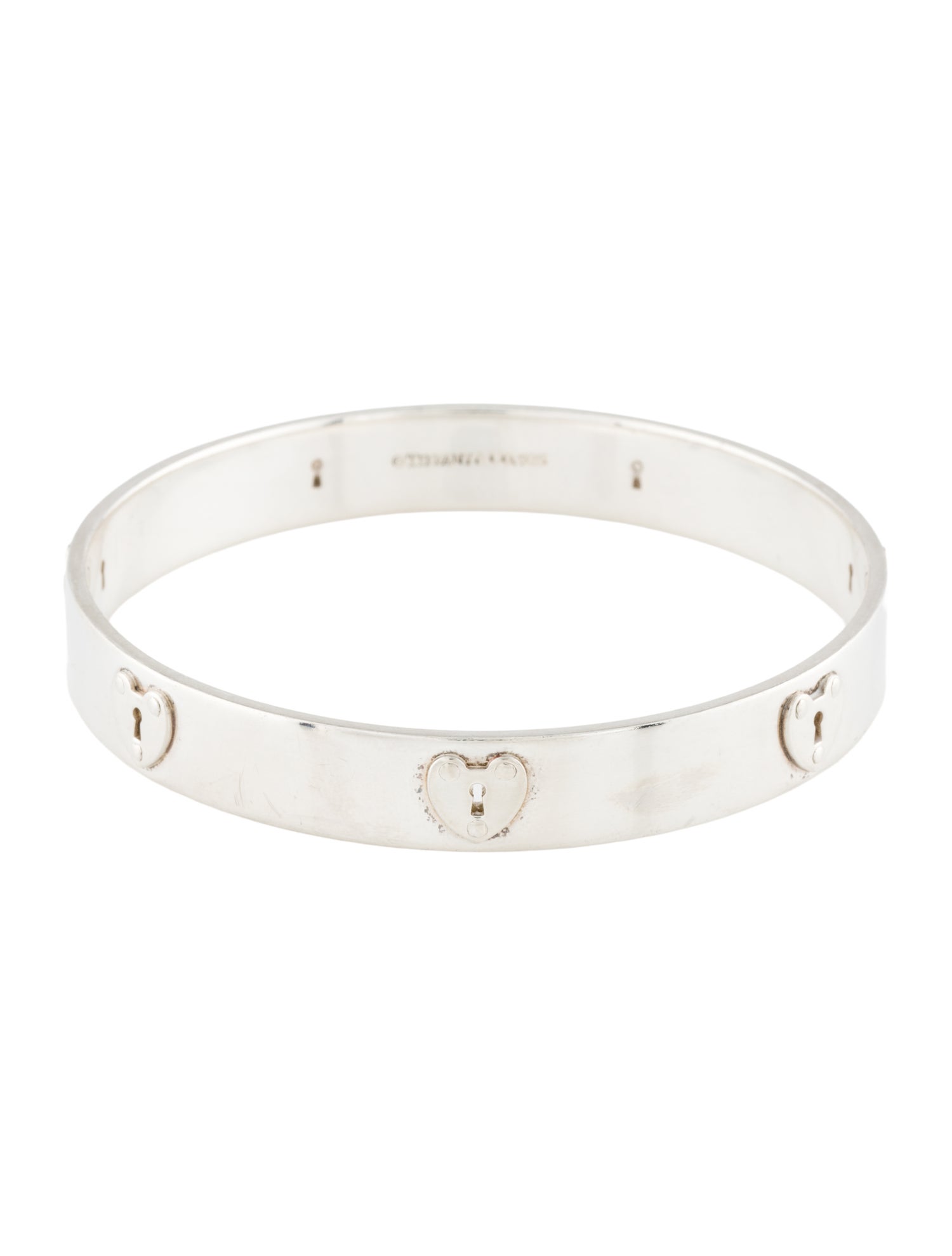 Tiffany & Co. Heart Lock Bangle Bracelet