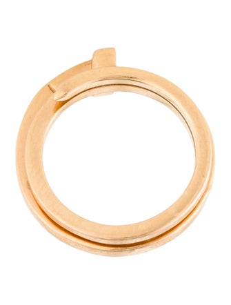 Tiffany & Co. 18K Diamond T Square Wrap Ring