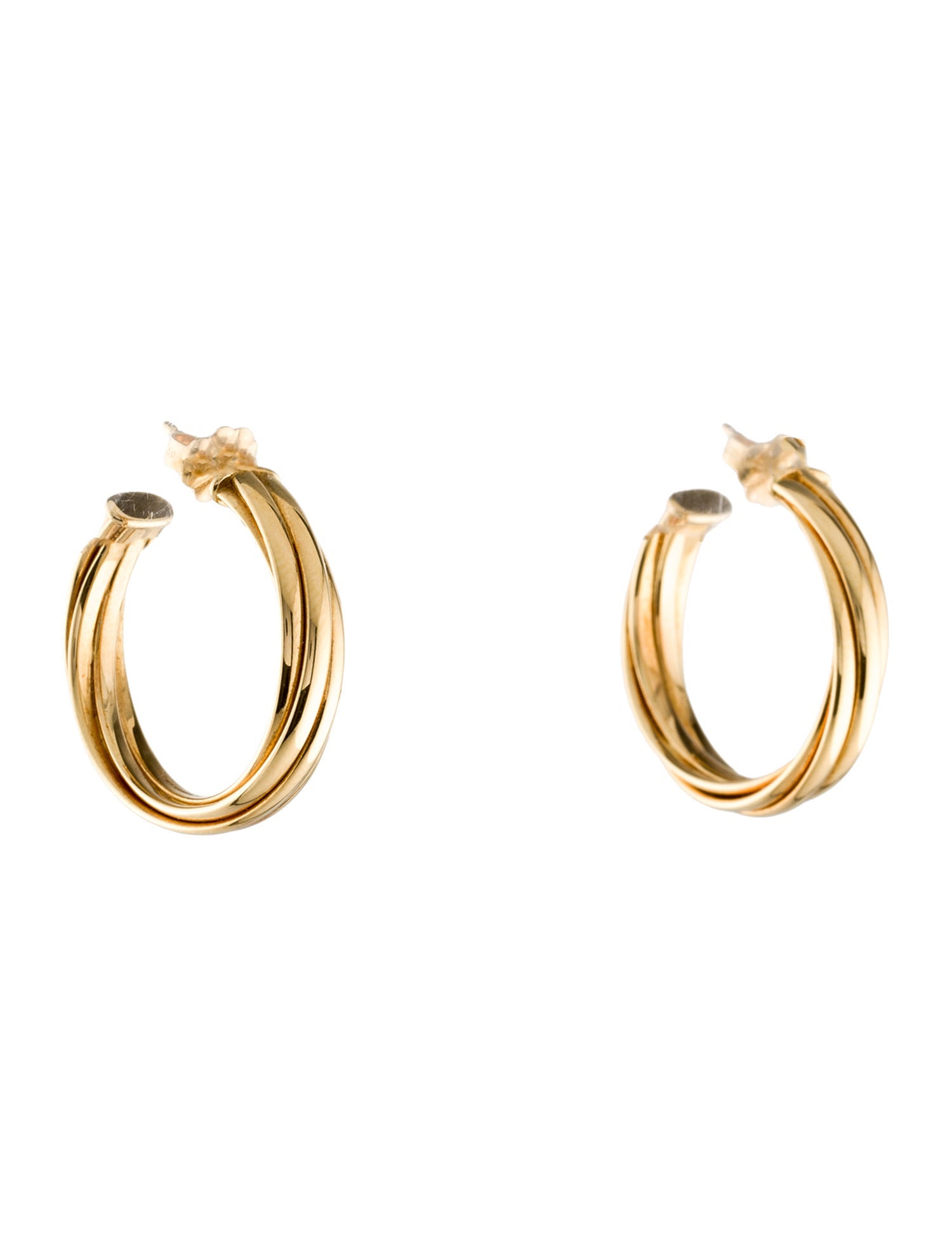 Tiffany & Co. 18K Paloma's Melody Small Hoop Earrings