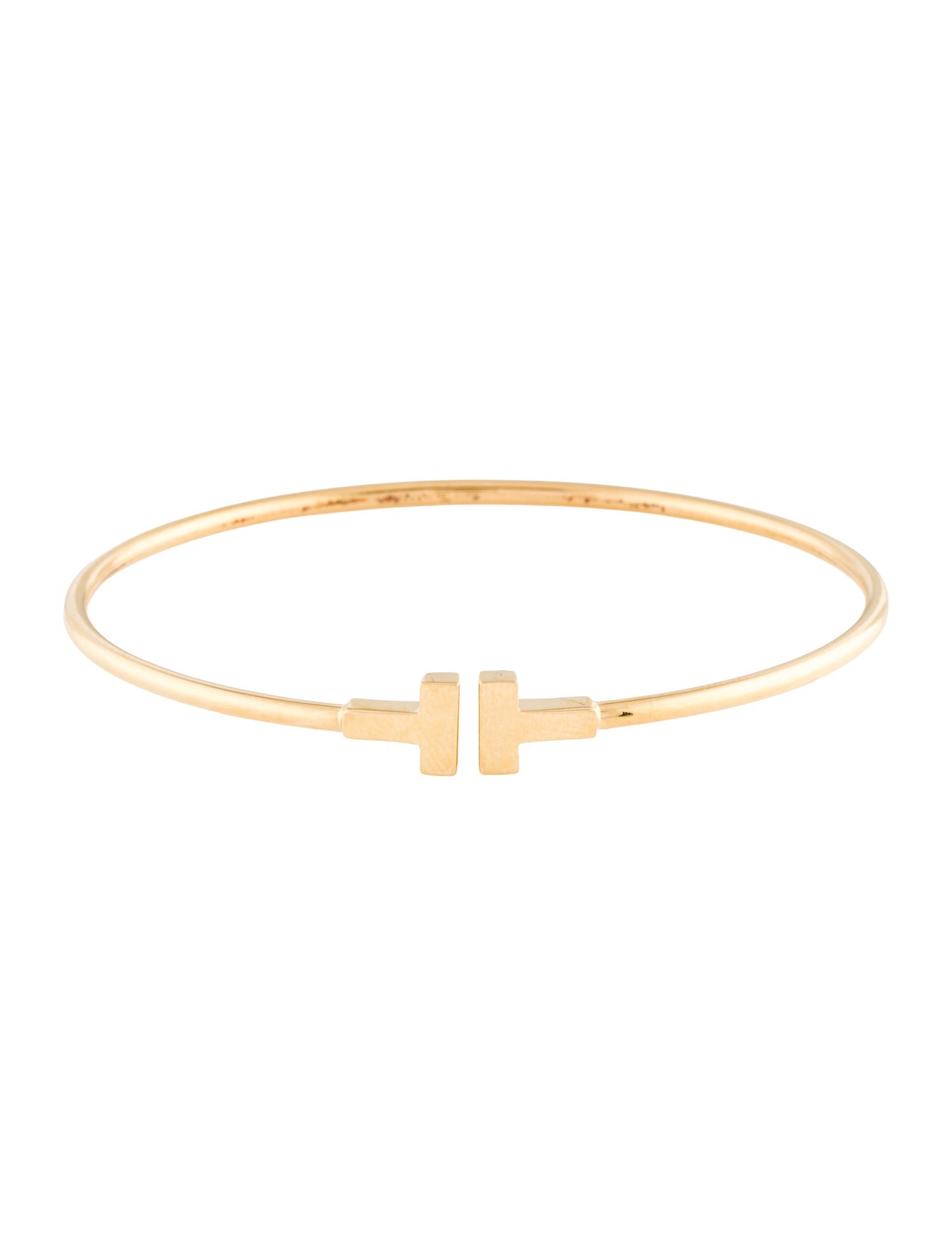 Tiffany & Co. 18K Narrow Wire Cuff Bracelet