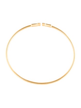 Tiffany & Co. 18K Narrow Wire Cuff Bracelet