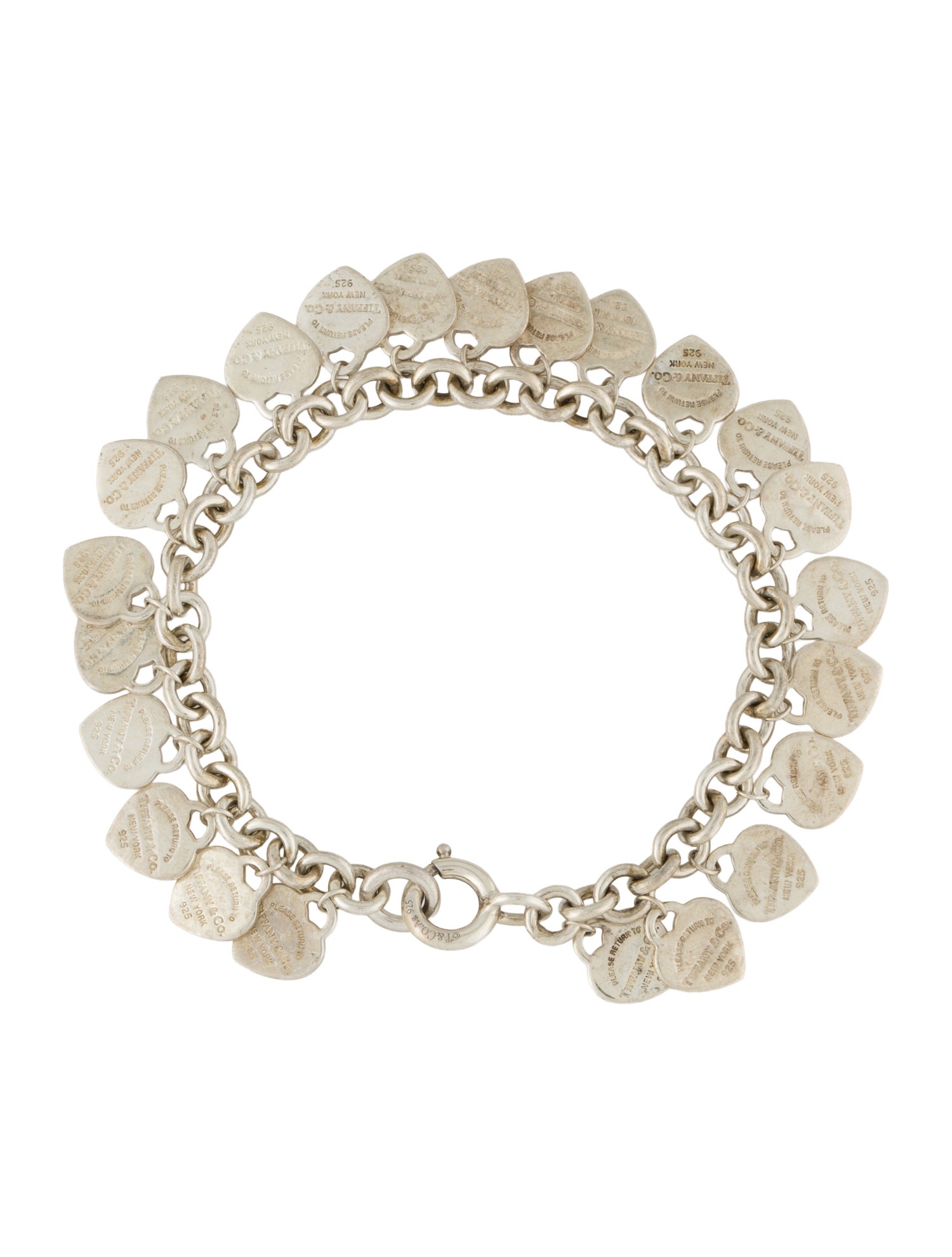 Tiffany & Co. Multi Heart Tag Bracelet