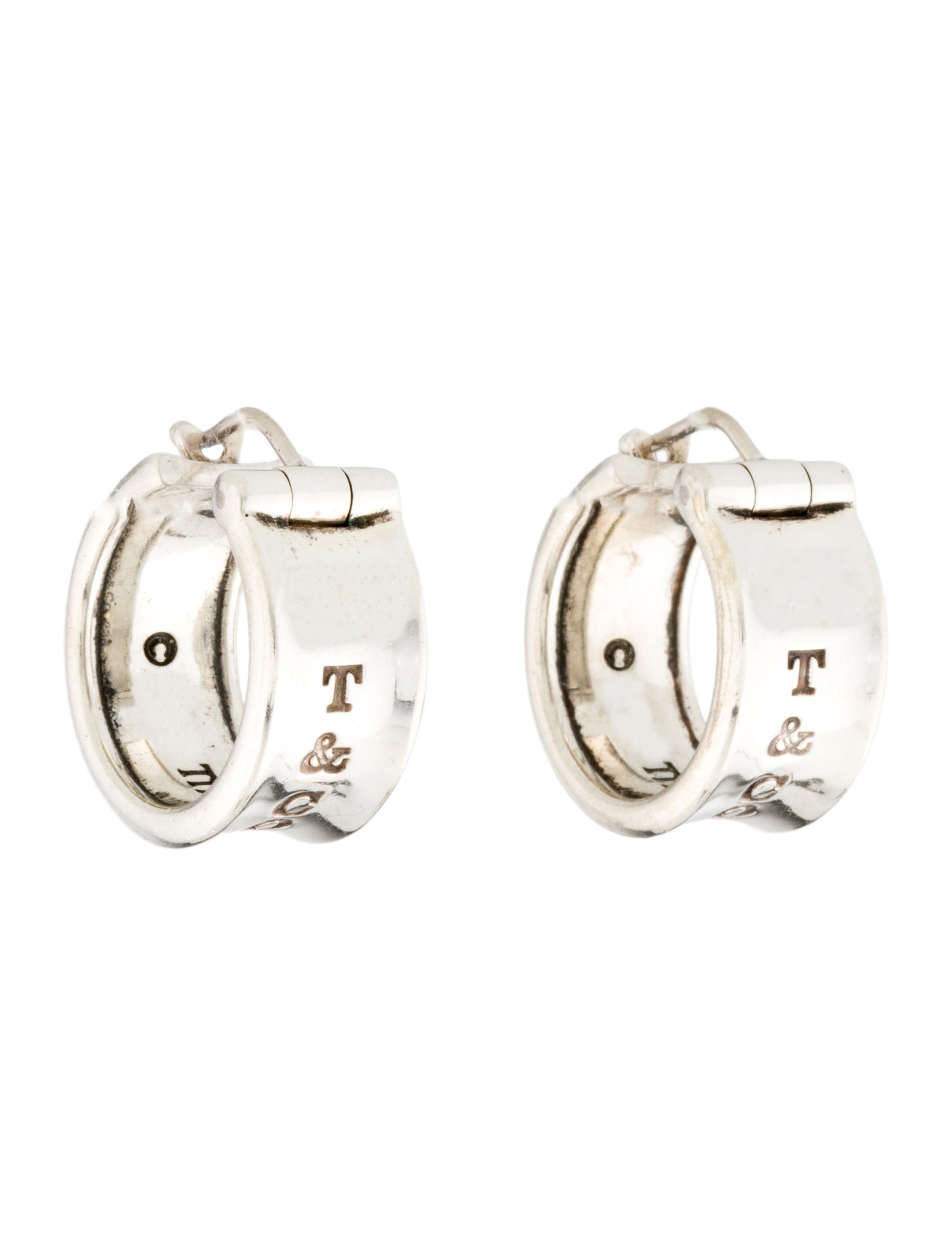 Tiffany & Co. Vintage 1837 Hoop Earrings