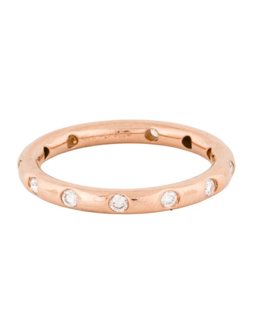 Tiffany & Co. 18K Diamond Stacking Band Ring