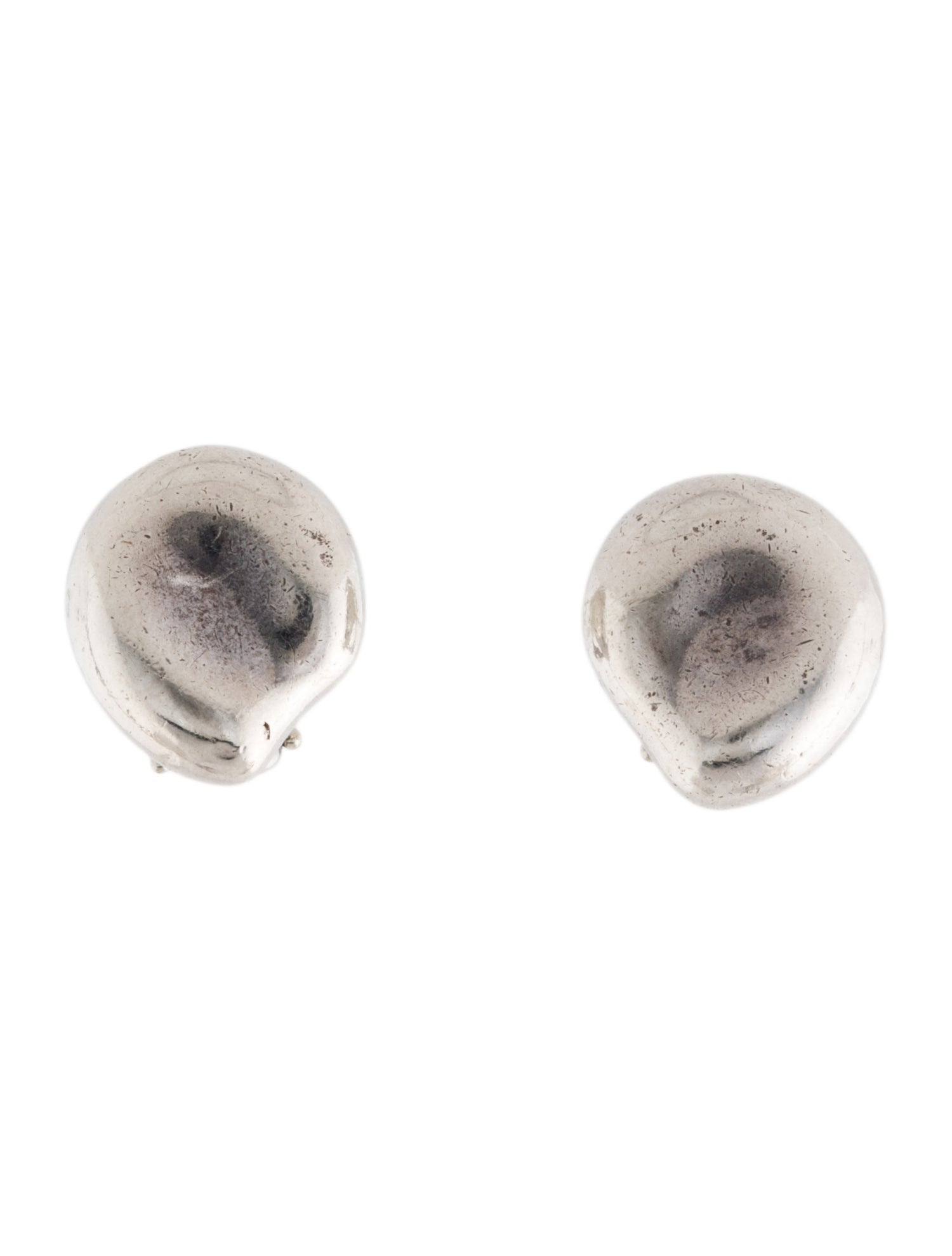 Tiffany & Co. Vintage Thumbprint Earclips