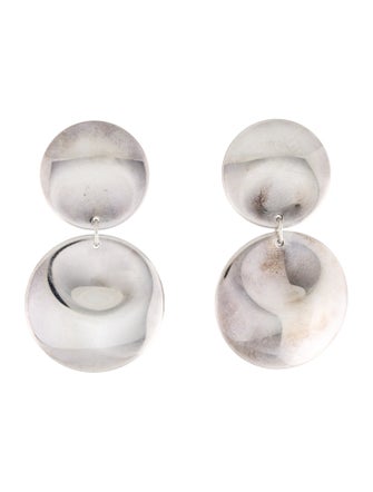 Tiffany & Co. Disc Double Drop Earrings