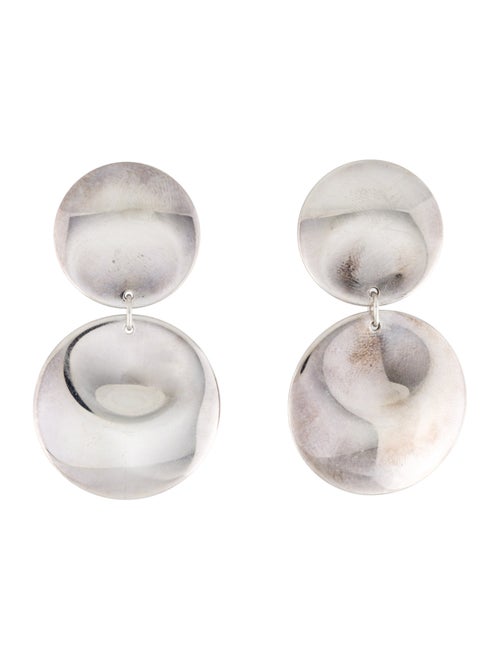 Tiffany & Co. Disc Double Drop Earrings