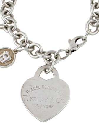 Tiffany & Co. Enamel Multi Charm Bracelet