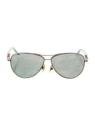 Tiffany & Co. Aviator Tinted Sunglasses