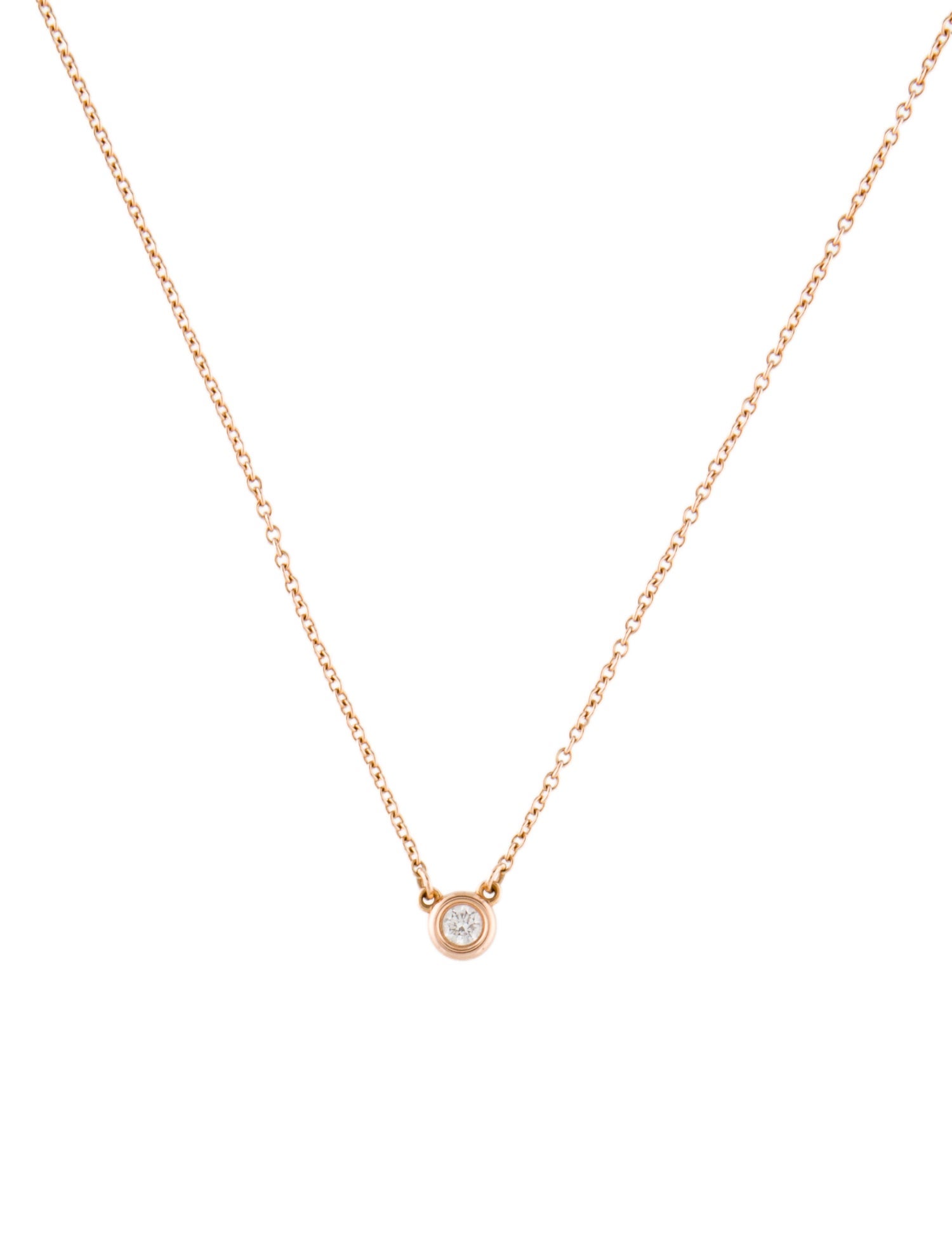 Tiffany & Co. 18K Diamonds By The Yard Pendant Necklace