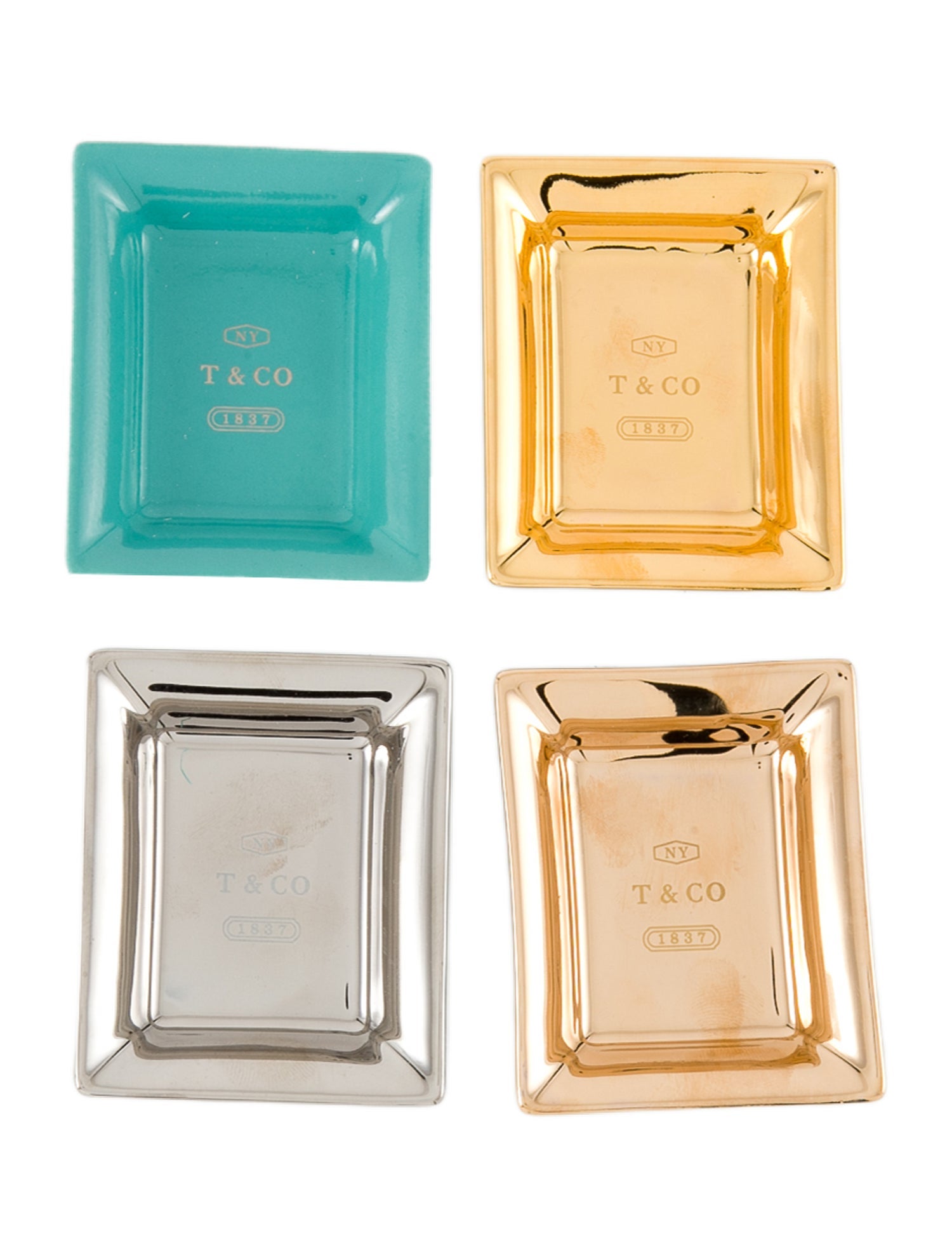 Tiffany & Co. Metallic Vide Poche Set
