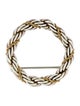 Tiffany & Co. Two-Tone Twisted Rope Circle Brooch