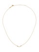 Tiffany & Co. 18K Diamond Mini Smile Pendant Necklace