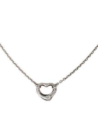 Tiffany & Co. Open Heart Station Necklace