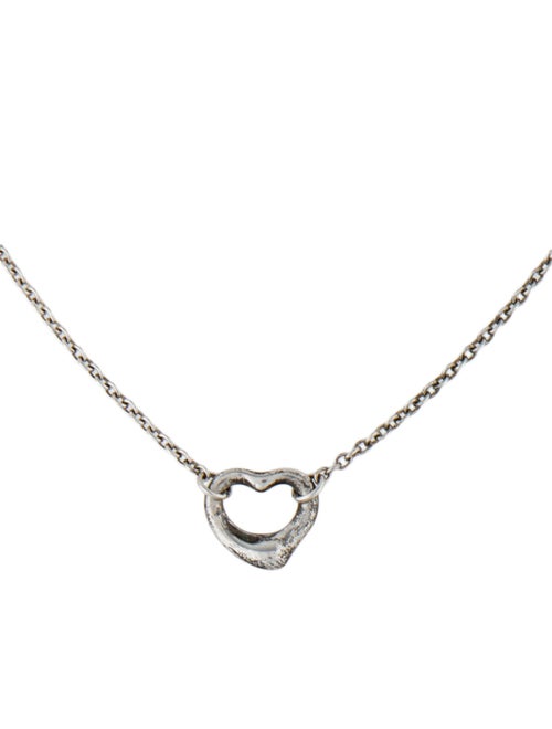 Tiffany & Co. Open Heart Station Necklace