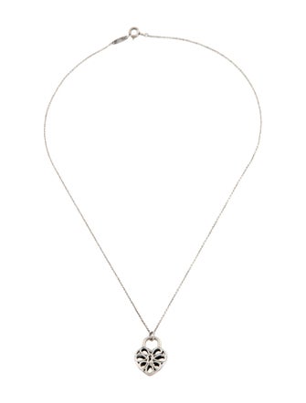 Tiffany & Co. Heart Lock Pendant Necklace