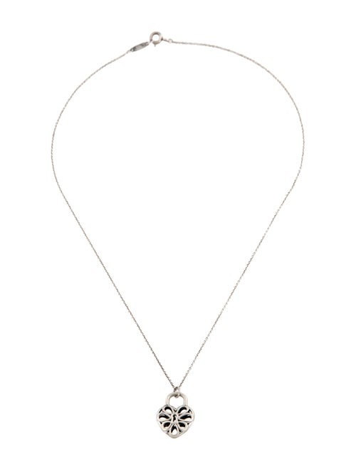 Tiffany & Co. Heart Lock Pendant Necklace