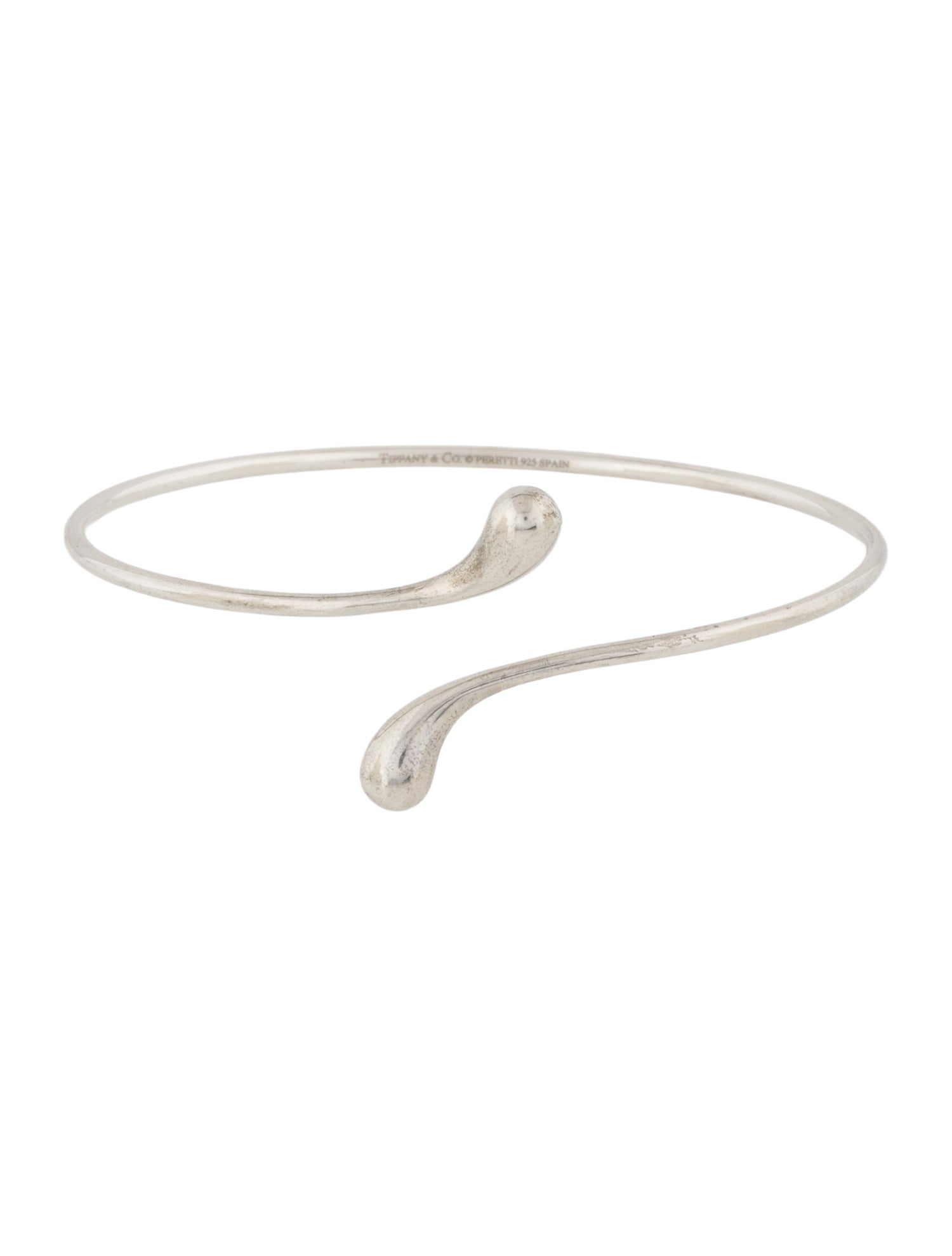 Tiffany & Co. Elongated Teardrop Bangle Bracelet