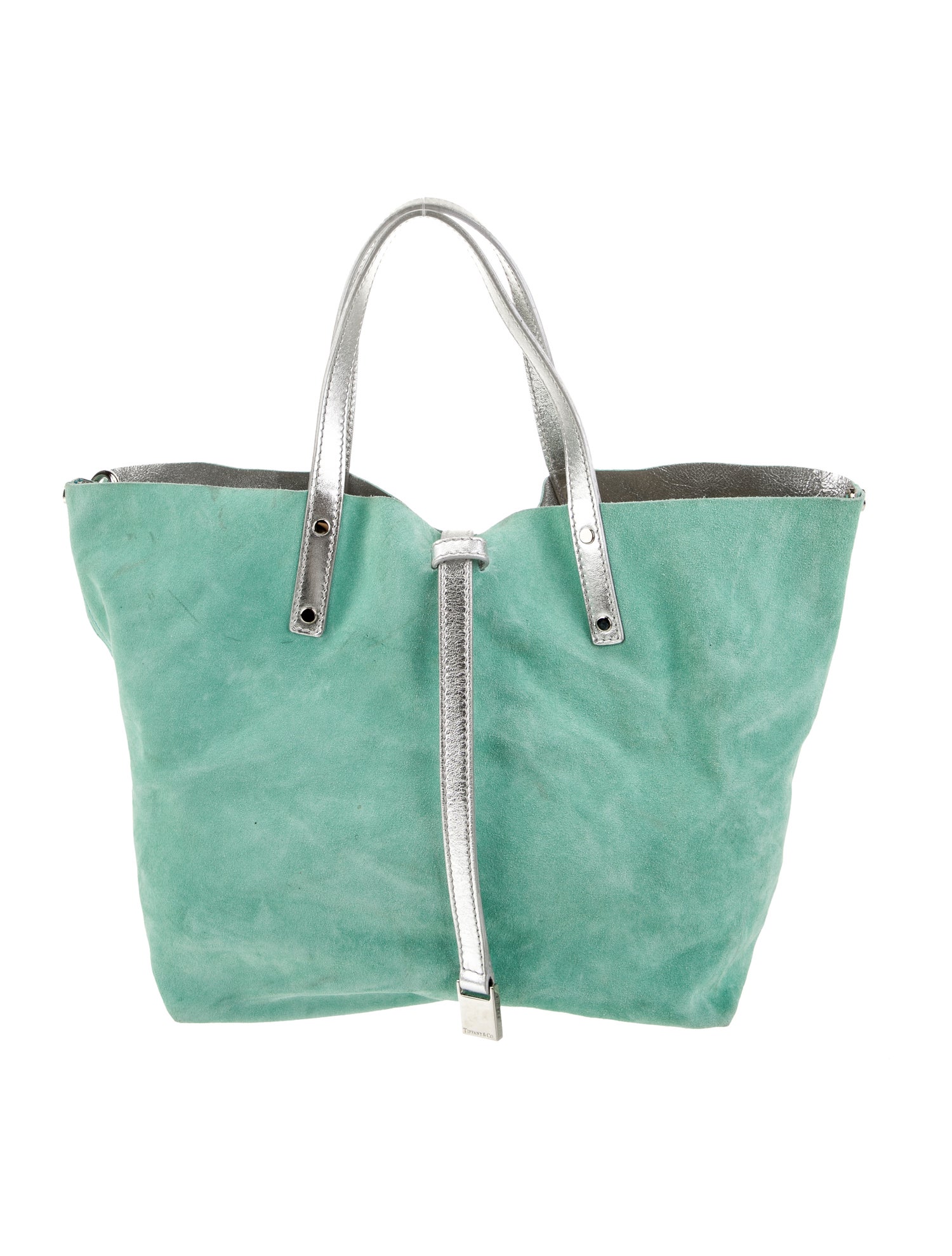 Tiffany & Co. Suede Top Handle Bag