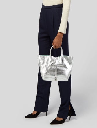 Tiffany & Co. Suede Top Handle Bag