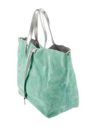 Tiffany & Co. Suede Top Handle Bag