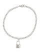 Tiffany & Co. 1837 Lock Charm Bead Bracelet