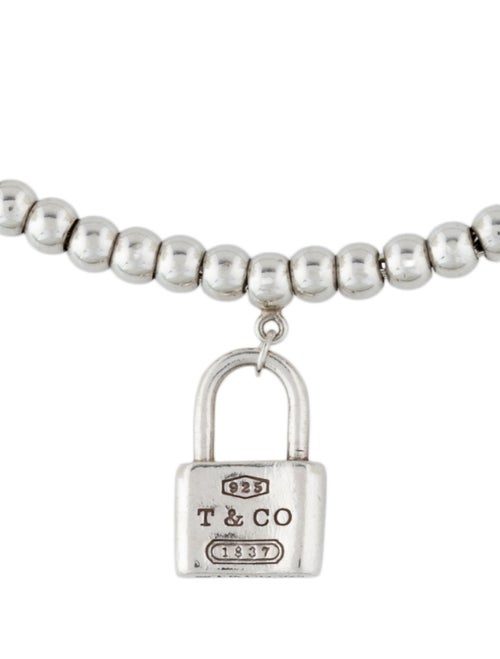 Tiffany & Co. 1837 Lock Charm Bead Bracelet