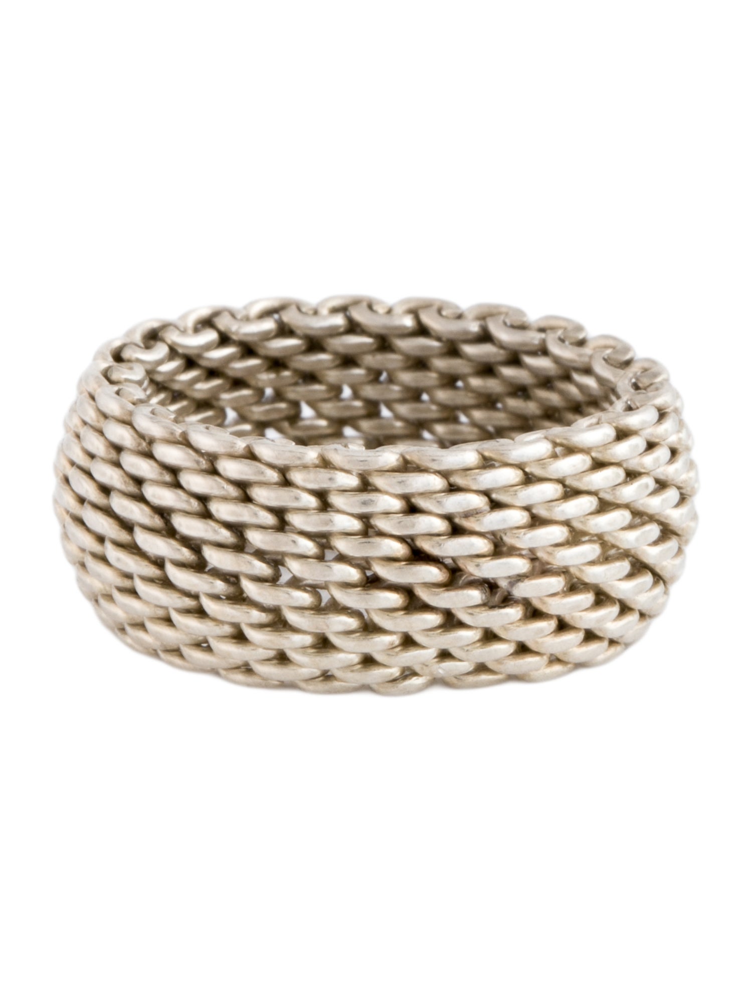 Tiffany & Co. Somerset Mesh Band Ring