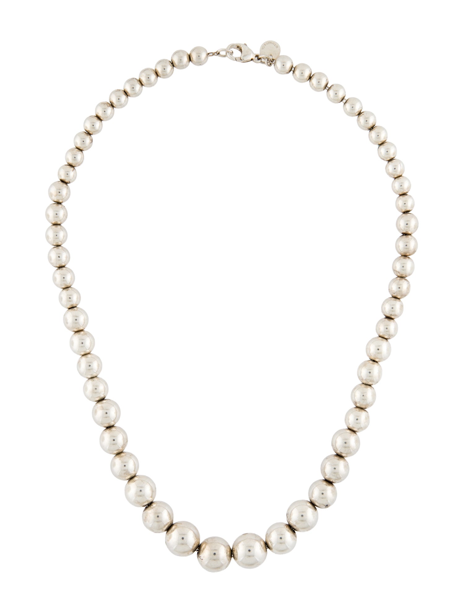 Tiffany & Co. Graduated Ball Necklace