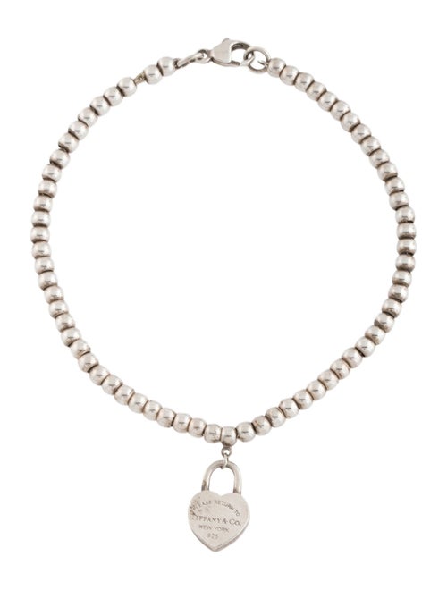 Tiffany & Co. Mini Heart Lock Bead Bracelet