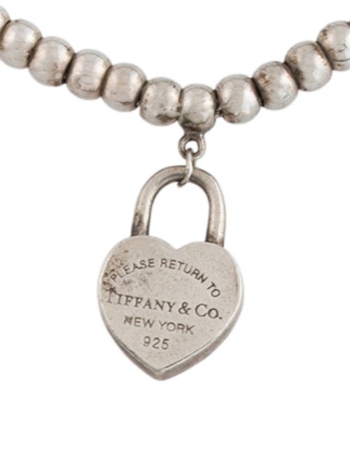 Tiffany & Co. Mini Heart Lock Bead Bracelet