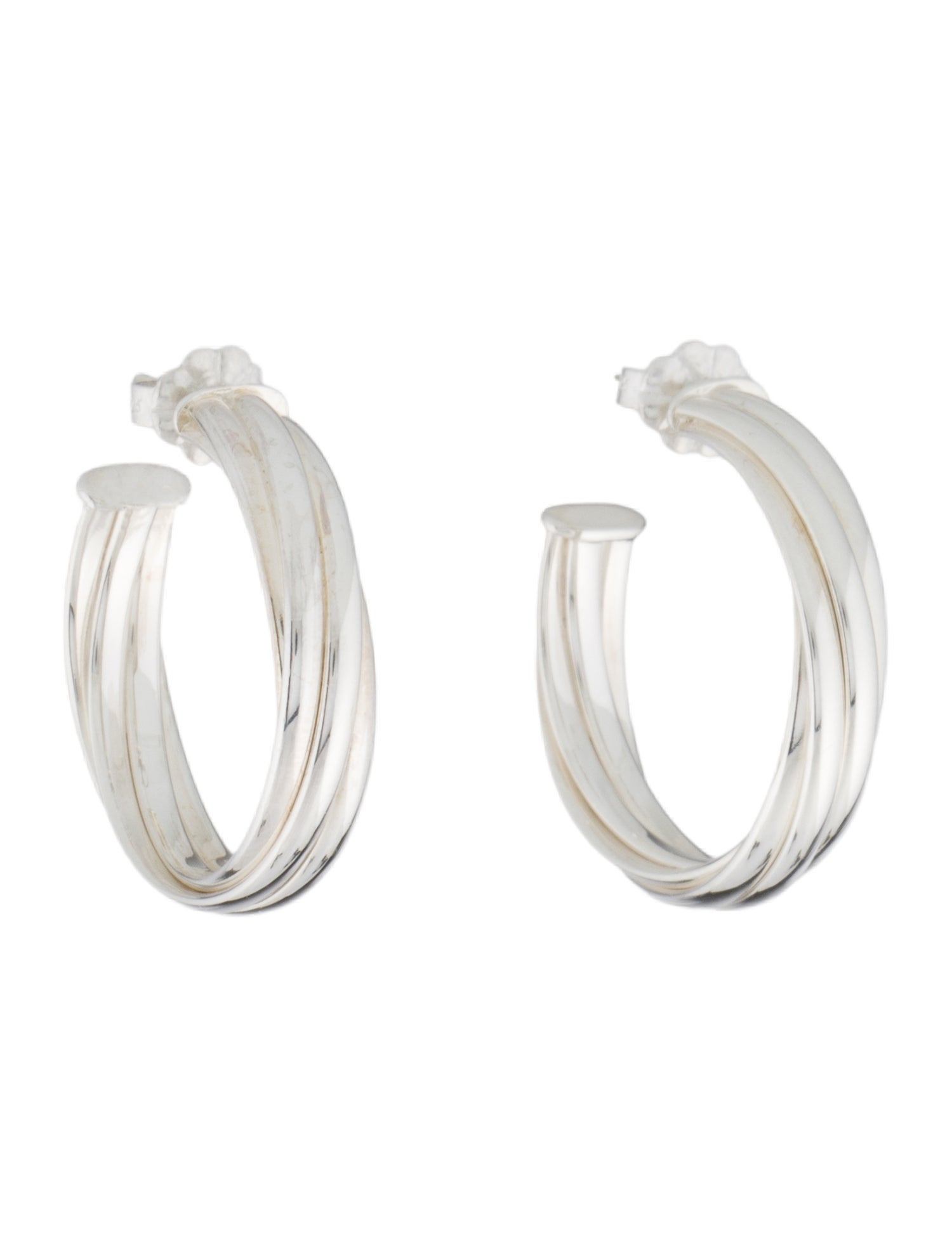 Tiffany & Co. Melody Twisted Hoop Earrings