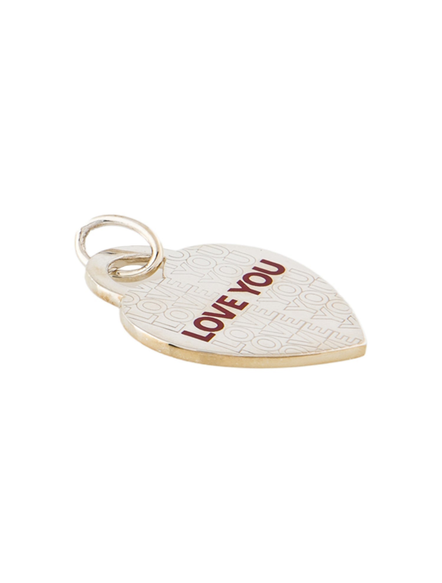 Tiffany & Co. "Love You" Heart Tag Pendant
