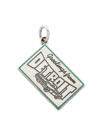 Tiffany & Co. Enamel 'Greetings From Detroit' Postcard