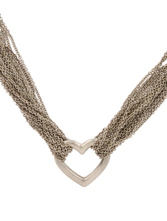 Tiffany & Co. Heart Multistrand Toggle Necklace