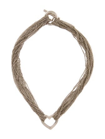 Tiffany & Co. Heart Multistrand Toggle Necklace