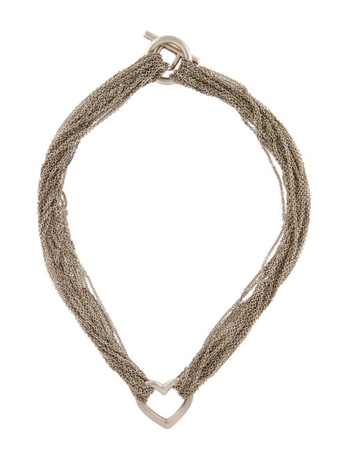 Tiffany & Co. Heart Multistrand Toggle Necklace