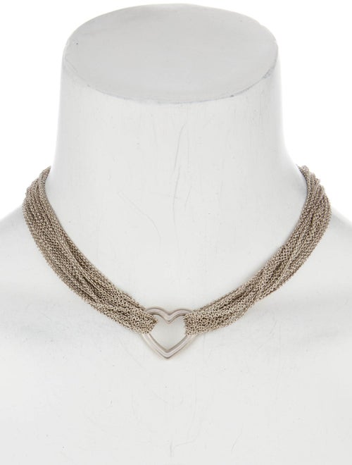 Tiffany & Co. Heart Multistrand Toggle Necklace
