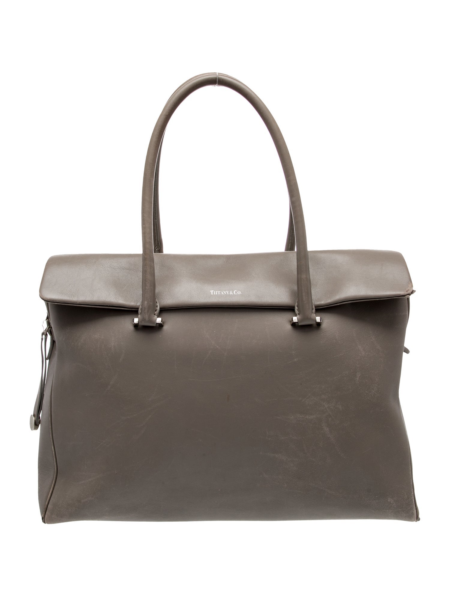 Tiffany & Co. Leather Top Handle Bag